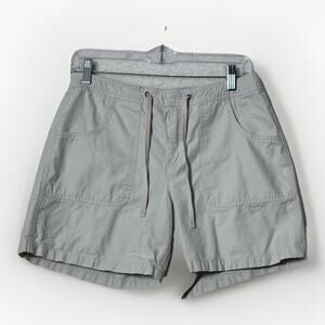 Vintage Old Navy Shorts Sz 8 Beige khaki Chino 100% Cotton twill Pockets Classic